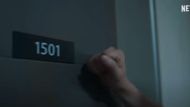 Mysterious thumping from the door's other side | Image via Netflix